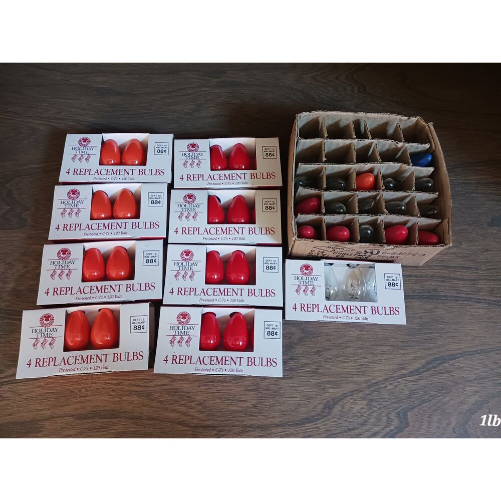 Vintage Large Christmas Light Bulb Replacements